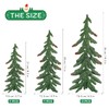 Kikone 4 PCS Metal Pine Wall Decoration Metal Pine Tree