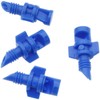 Safycaby 100PCS Drip Irrigation Emitters Micro Sprinkler Heads Blue 90°