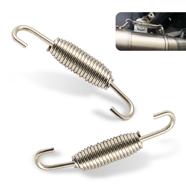 waswale Exhaust Pipe Spring, Extended Range Stainless Steel Exhaust Reinforced