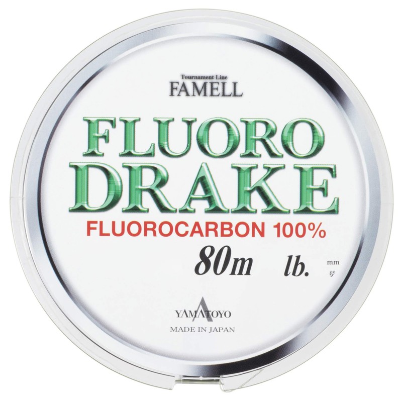 YAMATOYO Line FluoroDrake 80m Watermelon No. 2