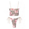 seamoly - Conjunto de tankini de rayas con lazo lateral,
