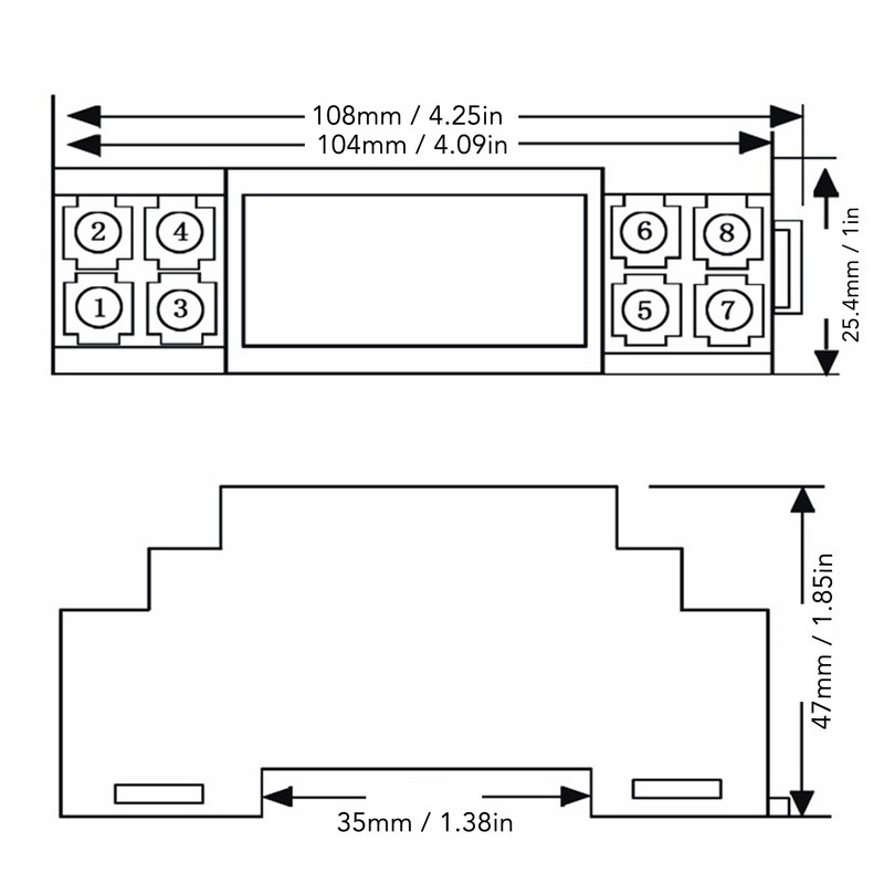 AC Current Transmitter 1 in 1 Out Signal Isolation Conversion