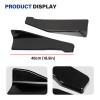 CNPAPC For Toyota Corolla Front Bumper Lip Spoiler Splitter 78.7"