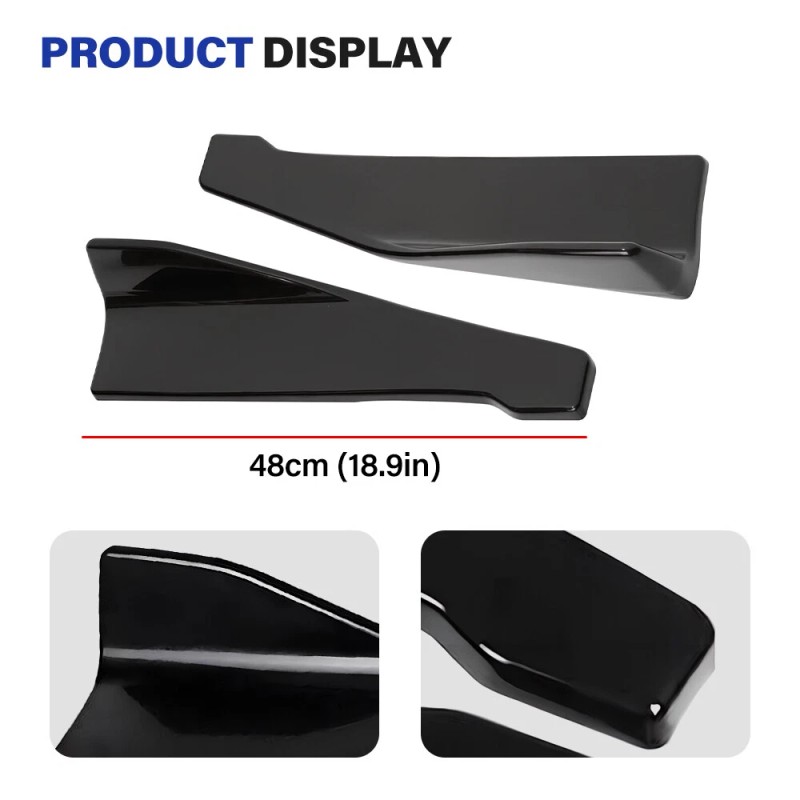 CNPAPC For Toyota Corolla Front Bumper Lip Spoiler Splitter 78.7"