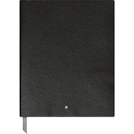 Montblanc Sketch Book Black Lined #149 Fine Stationery 116931 / Elegant Sketching Book with Leather Binding and Ruled Pages / 1 x (8.2 x 10.2 in.)