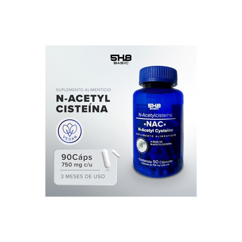 Nac 600 Acetil Cisteína Capsulas Fórmula Acetilcisteína Por Porción Suministro