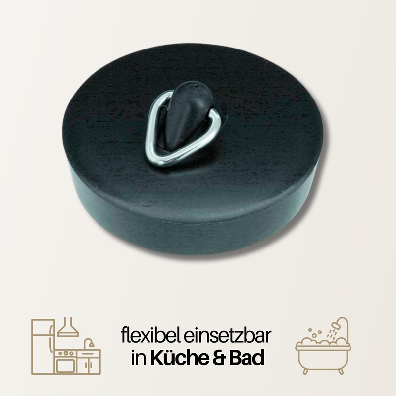 homeXpert Sink Plug 45 mm [Pack of 2], Drain Plug