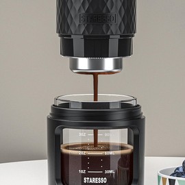 STARESSO CLASSIC & MINI Accessory Filter Basket, 37mm 304 Stainless Steel Bottomless Portafilter Compatible CLASSIC SP200 & TRAVEL MINI Portable Espresso Maker