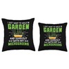 Microgreens Growing Kit Gardener Supplies Sprout Farmer Throw Pillow