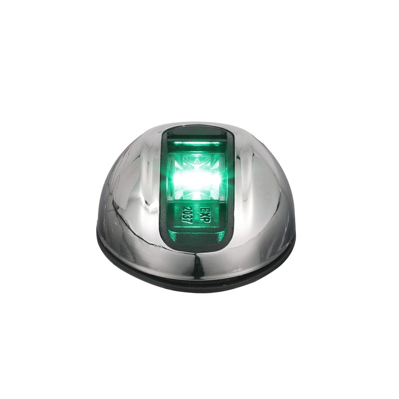 Attwood NV3012SSG-7 LightArmor™ 2-Mile Vertical Surface Mount Navigation Light, Green