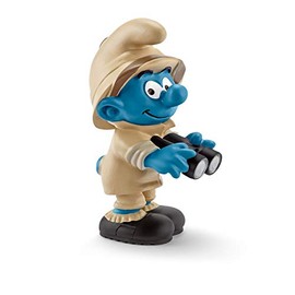 Schleich 20781 - The Smurfs Jungle Smurf, nature watcher