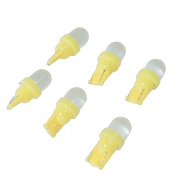 LXAUTOPCH Super 194 Wedge Dome LED Dashboard Instrument Panel Indicator Light Set of 6pcs Fit for GM Select Models (Yellow)