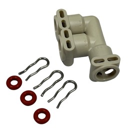 Fluid connector F-form 66821 for Jura Thermoblock 2003,Fully automatic coffee machine water line, steam connection joint (applicable to a variety of kitchen appliances)