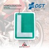 Autodomy Motorcycle Moped Reflective L Shield