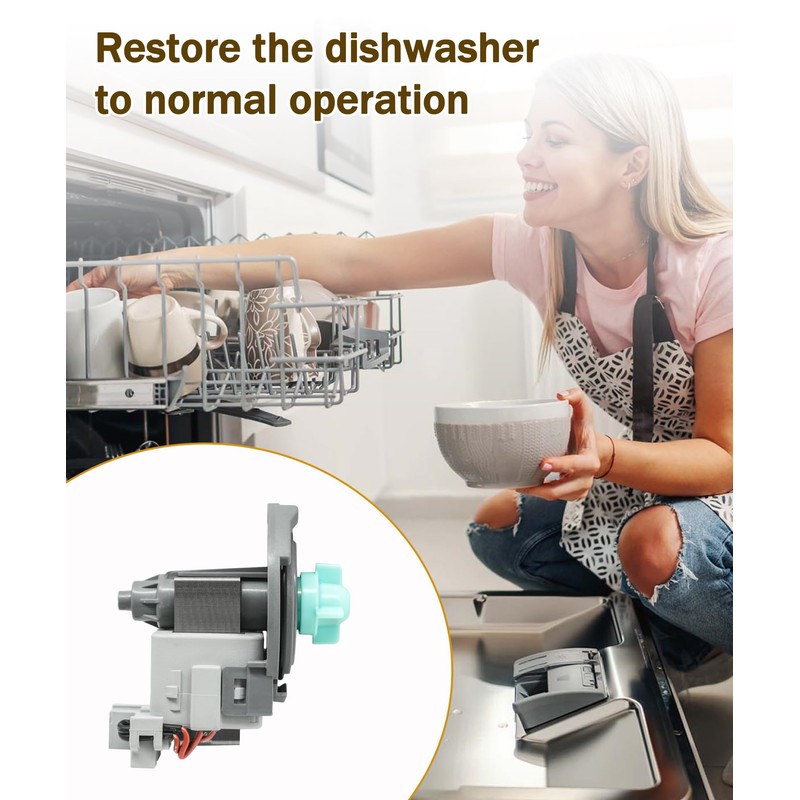 00642239 Dishwasher Drain Pump Fits For Bosch Kenmore Thermador Dishwasher