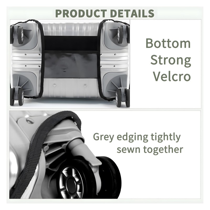 Transparent Suitcase Protective Cover, Waterproof PVC Luggage Cover for 20,