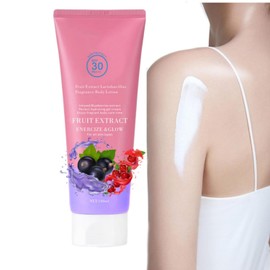 Loción Hidratante Para Rostro y Cuerpo, Crema Corporal Hidratante Para Piel Seca Extracto de Cereza y Arándano– 180 ml