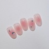 Rosy Melting Handmade Nail Tip Glitter Gra Cheek Nail -