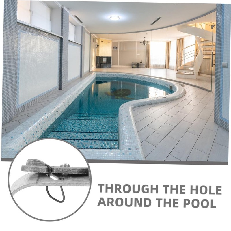 BESPORTBLE 1 Set Aluminum Pool Cover Winch with Self Locked