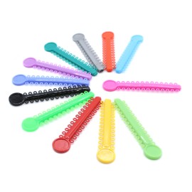 1040 O-Rings - Orthodontic Elastomeric Ligature Ties for Braces. Elastic O-Ring Rubber Bands for Orthodontic Brackets. (Light Yellow)