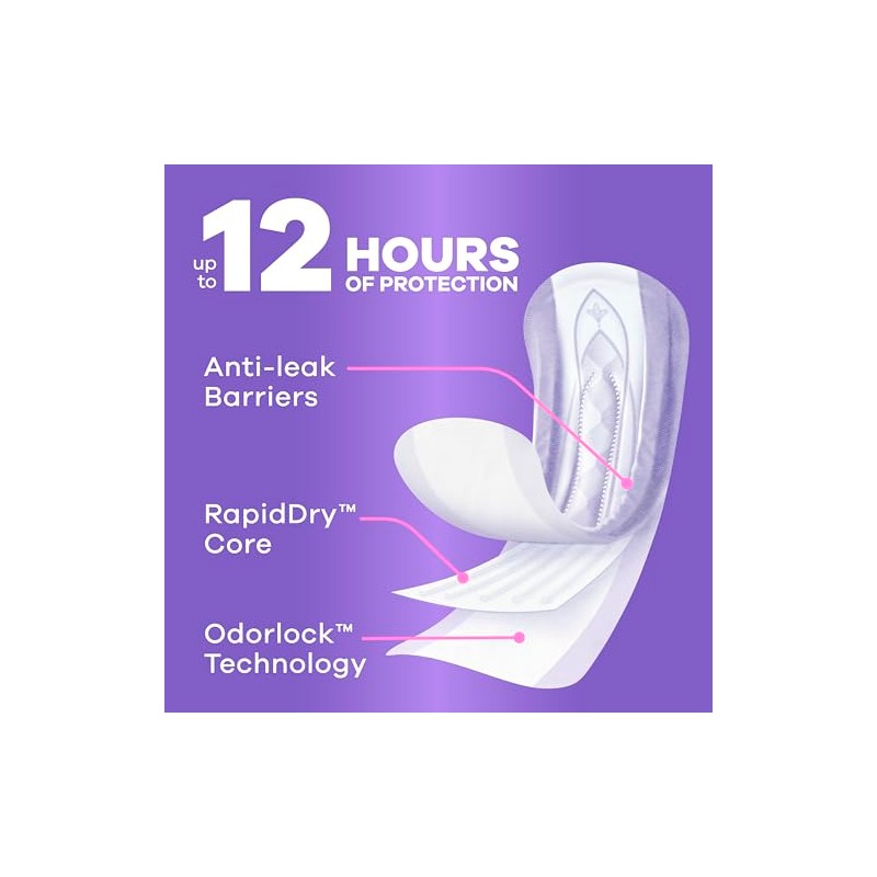 Always Discreet Almohadillas de incontinencia moderadas, hasta 100% protección sin