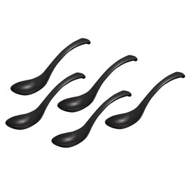 International Chemicals Marukei Unilenge, Black, Set of 5, Hook Included, Commercial Use, Melamine Resin L5B