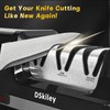 Electric Knife Sharpener for Kitchen – Professional 3-Stage 100% Diamond
