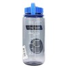 NALGENE TRITAN 16 OZ W/M GRAY W/ BLUE CAP