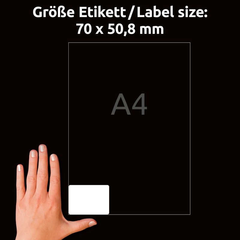 Avery Zweckform Disk Label DIN A4 70 x 50.8 mm