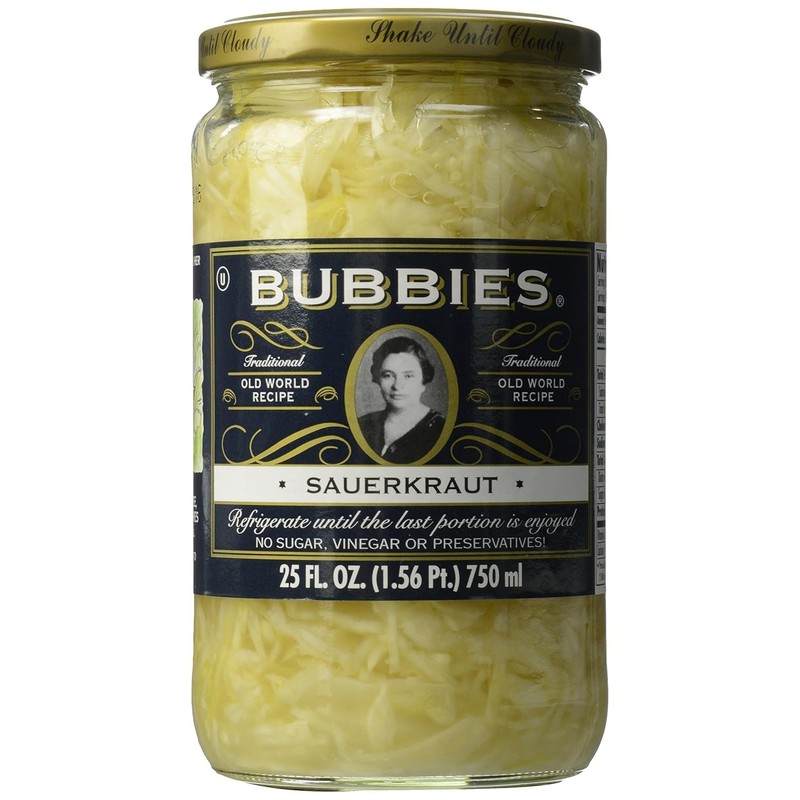 Bubbies Sauerkraut 25.0 OZ(Pack of 3)