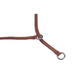 Show Slip Collar – Conformation Dog Collar – Flat Braided Premium Nylon – Chrome Plated Hardware Rings – Perfect for Small Pups to Large Dogs – Designer Dog Collar for Dog Shows