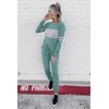 PRETTYGARDEN Women's Color Block 2 Piece 2025 Fall Tracksuit Crewneck