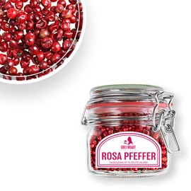 Pink Pepper Organic 250 g | Elegant Herb - 100% Natural Pink Pepper Berries - Premium Pink Berries Pepper Completely Free from Any Additives - Red Pepper Grains - Red Pepper Berries - 100% Natural