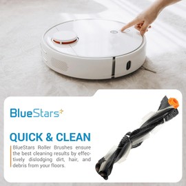 BlueStars Main Roller Brush for Neato Botvac D Series D4 D3 D8 D10 D7 D9 D6 D80 D5 D85 D70 D75 D3 pro Connected Series Robotic Vacuum Cleaners Replacement Parts