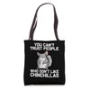 Cool Chinchilla For Men Women Animal Lover Rodent Zookeeper Tote