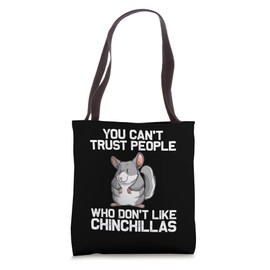 Cool Chinchilla For Men Women Animal Lover Rodent Zookeeper Tote Bag