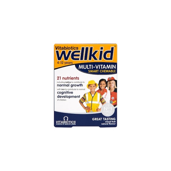 Vitabiotics Wellkid Multi-Vitamin Chewables 30 Tablets