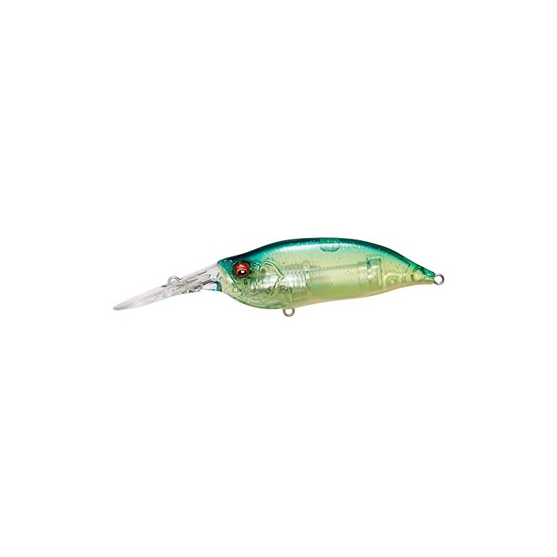 Megabass IXI SHAD Type-3 Lure, Skeleton Blue Back Chart