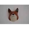 Quail Ceramics Fox Head Wall Vase