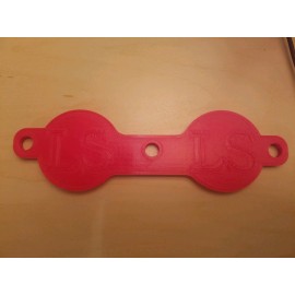 Welker Racing Ent. Chevy LS Exhaust Port Cover / Block Off Plate - RED