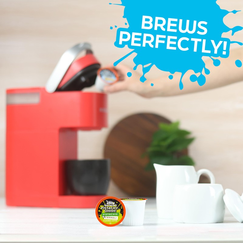 Java Factory Flavored Coffee Pods, Pistachy OHHH, Compatible with K