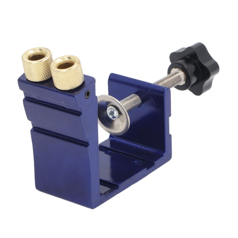 Pocket Hole Jig Kit Dowel System Set Woodwork Guides Joint