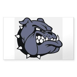 CafePress Bulldog Rectangle Bumper Sticker Car Decal