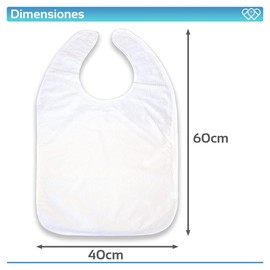 ARNAIN Pack of 2 Adult Waterproof Bibs for Adults, Large, Ideal for Adults and Elderly People with Difficulty Eating or Drinking, Pack 2 - Black, One Size, pack 2 - black