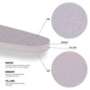 MANI KING 25pcs Professional Nail File Ellipse 180/240 Grey Heavy