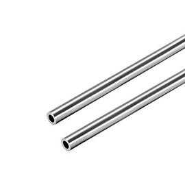 sourcing map 304 Stainless Steel Round Tubing 5mm OD 1mm Wall Thickness 250mm Length Seamless Straight Pipe Tube 2 Pcs