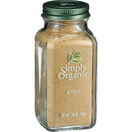 Simply Organic Ginger Root - Organic - Ground - 1.64 oz - 95%+ Organic -