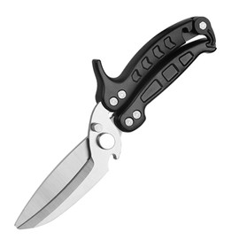 YVAOG Kitchen Scissors/Shears,Multi-purpose Super Sharp Heavy Duty Poultry Scissors,for Poultry, Fish, Meat, Vegetables, a Good Partner in the Kitchen (Black)