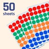 2000 Pieces - 2cm Coloured Dot Stickers, Sticky Dots Labels,