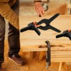 Ram® Pack of 10 Plastic Spring Grip Clamps Heavy Duty
